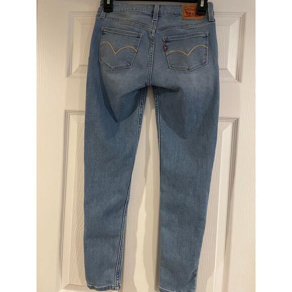 Levi's 535 Super Skinny Lightwash Jeans - Size 26 - Picture 2 of 8